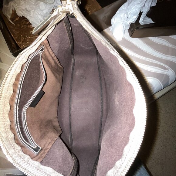 Authentic Brown Gucci Monogram GG Plus Joy Hobo Purse - Picture 14 of 16